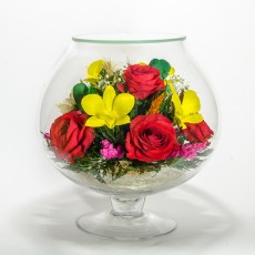 "NaturalFlowers" Арт: GJM4 цветы в стекле
